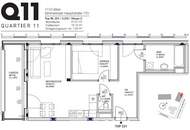 Q11 Leben in Simmering - Lichtdurchflutete Loggiawohnung mit 2 Zimmern und Deckenkühlung!