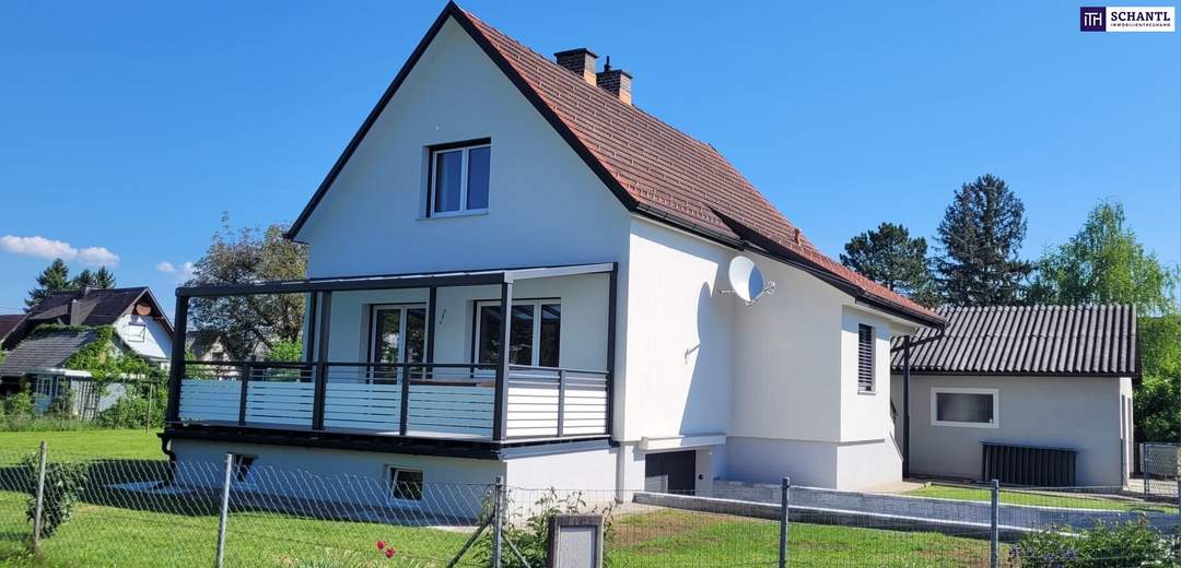 Charmantes energetisch saniertes Einfamilienhaus mit Garten - in bester Grazer Wohngegend zu mieten - 4 Zimmer, Küche und 2 Garagenplätzen - in 8041 Liebenau