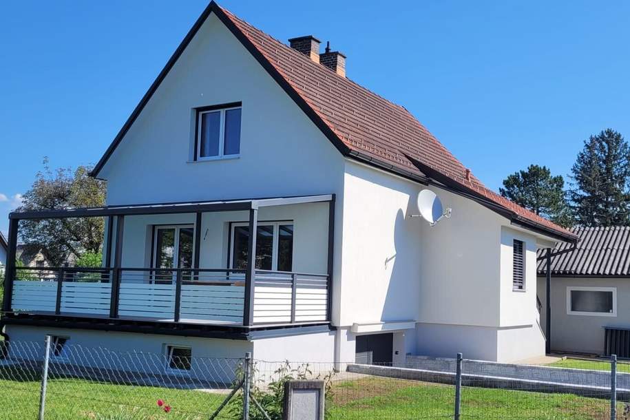 Charmantes energetisch saniertes Einfamilienhaus mit Garten - in bester Grazer Wohngegend zu mieten - 4 Zimmer, Küche und 2 Garagenplätzen - in 8041 Liebenau, Haus-miete, 1.660,00,€, 8041 Graz(Stadt)