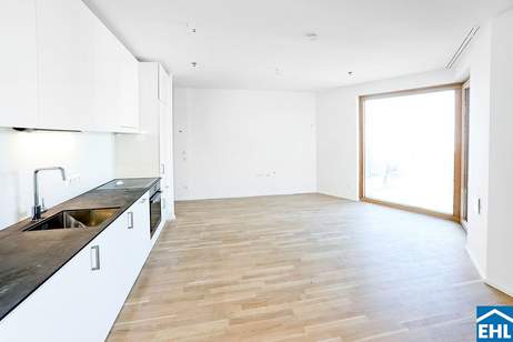 Sonnwendviertel: 1-Zimmer-Wohnung mit Balkon im 18. OG – Fitnessraum, Co-Working &amp; Rooftop-Terrasse inklusive!, Wohnung-miete, 1.250,00,€, 1100 Wien 10., Favoriten