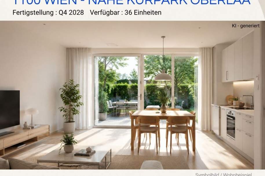 Exklusive Kurparkresidenzen - INVESTMENT, Wohnung-kauf, 349.000,€, 1100 Wien 10., Favoriten