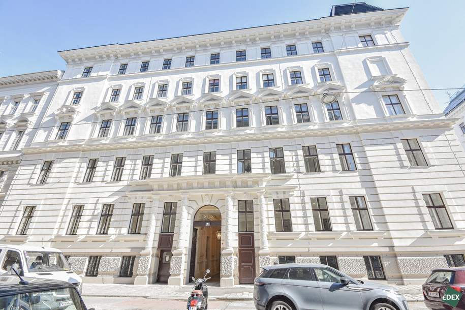 Erstbezug nach Sanierung – Repräsentatives Altbau-Büro nahe Rathaus mit Terrasse, Gewerbeobjekt-miete, 7.376,51,€, 1010 Wien 1., Innere Stadt