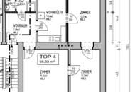 Eine schöne 4 - Zimmer Mietwohnung mit Gemeinschaftsgarten ca. 1500m²