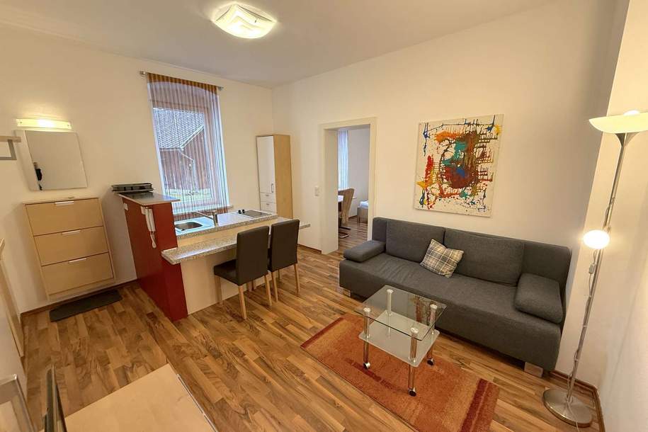 Möbliertes EG-Apartment – sofort einziehen &amp; wohlfühlen!, Wohnung-miete, 602,80,€, 3300 Amstetten