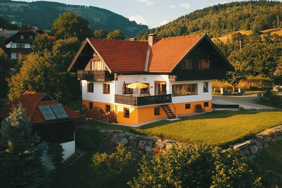 Großzügiges Einfamilienhaus mit tollem Ausblick in St. Urban nahe Feldkirchen., Haus-kauf, 9554 Feldkirchen