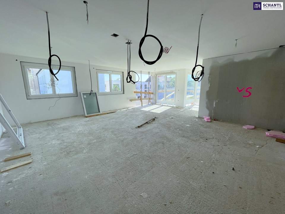 Grün I Urban I Chic: Exklusive 4-Zimmer-Gartenwohnung im Herzen von Schwechat! Nachhaltig, hochwertig und überraschend ruhig!