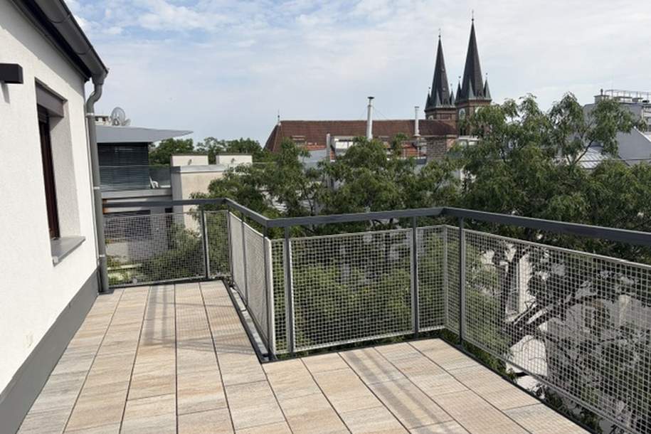 Ruhige 68m2 Dachwohnung plus 18m² Südterrasse - saniertes Haus, Wohnung-kauf, 534.000,€, 1180 Wien 18., Währing
