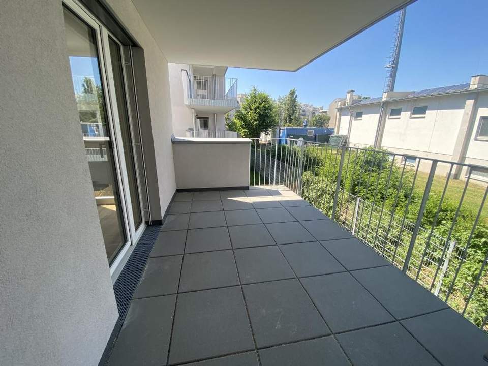 10m² große Terrasse - Top-Neubauwohnung in der Koloniestraße beim FAC-Platz