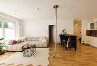 Moderne Gartenwohnung mit Terrasse in neuwertigem Wohnkomplex