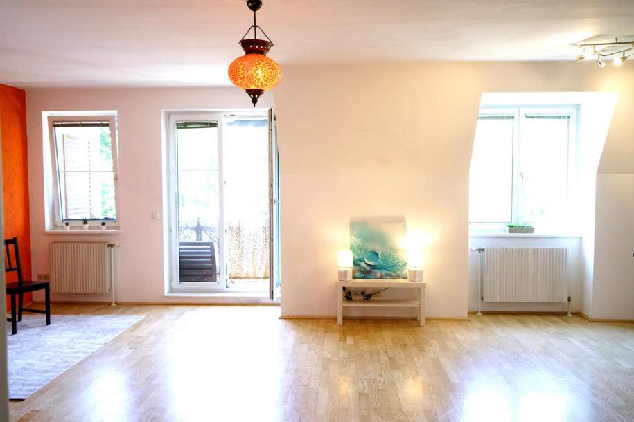 Großzügige Dachgeschoß-Maisonette mit Balkon in fantastischer Lage - 2 Parkplätze inklusive!, Wohnung-kauf, 495.000,€, 2344 Mödling