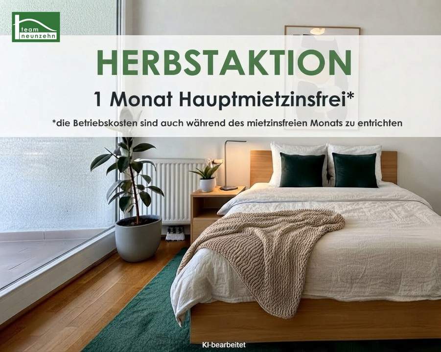 HERBSTAKTION - 1. Monat Hauptmietzinsfrei - Gepflegte 2-Zimmer-Wohnung in bester Lage beim Sonnwendviertel!