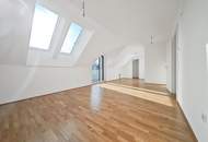 Erstbezug nach Errichtung | 3-Zimmer Dachgeschosswohnung mit Balkon in ruhigen Innenhof | PKW-Abstellplatz | fertiggestellt & bezugsbereit