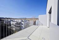 Süd-Terrasse | ERSTBEZUG DG-Wohnung mit 3 Zimmern | über 3m Raumhöhe | Klima &amp; Luftwärmepumpe | Tiefgaragenplatz