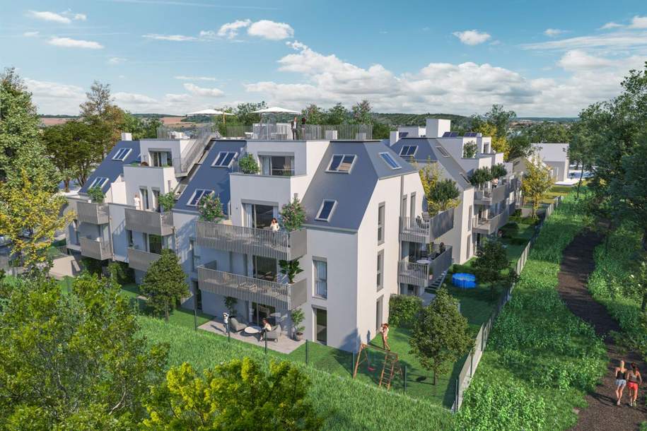 Wolsteingasse 51_Stg. 2 / T8 3 Zimmer mit Freifläche – modernes Wohnen in der Schwarzlackenau_PROVISIONSFREI!, Wohnung-kauf, 385.000,€, 1210 Wien 22., Donaustadt