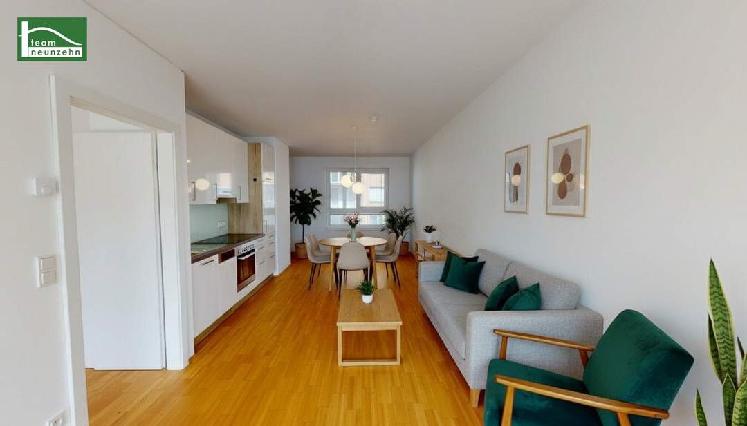 Entspannung im Innenhof, Urbanität vor der Tür – Styria Center