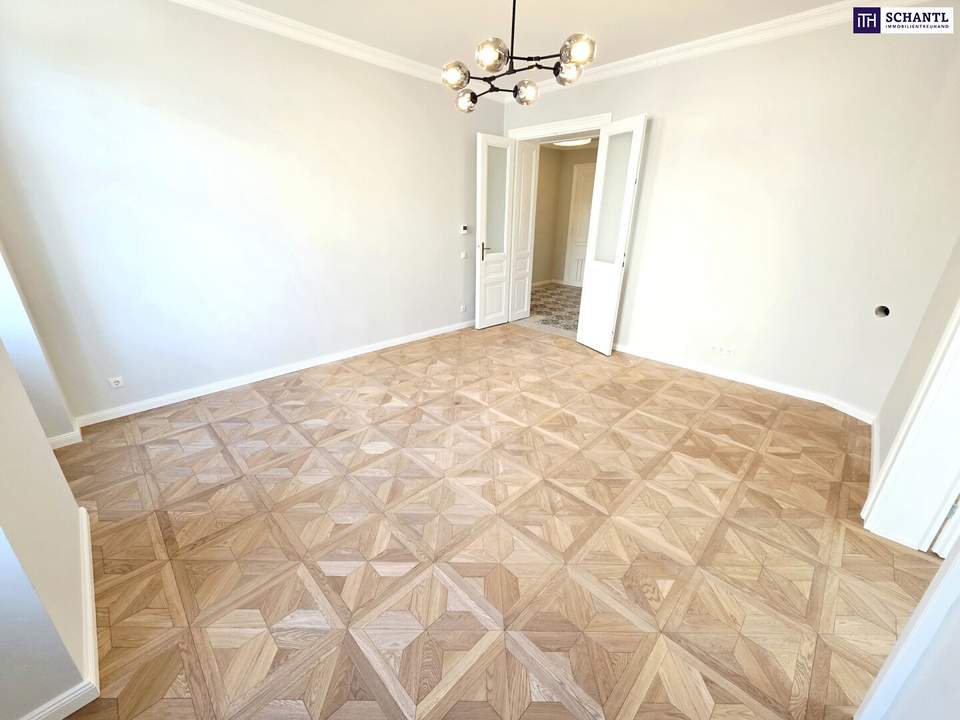 Kernsanierter Altbau in Bestform! Wiener Klassik vom Feinsten! Frisch saniertes Altbaujuwel + Flügeltüren + Stuck + Perfekt aufgeteilte 3 Zimmer! Qualität die man sieht!