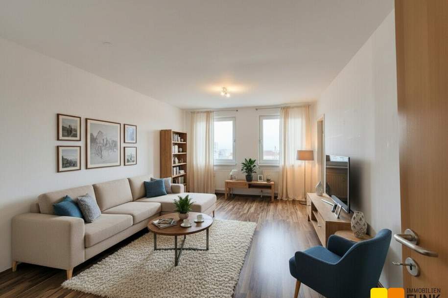 Moderne 1,5-Zimmerwohnung mit Fernblick, Wohnung-miete, 829,96,€, 1100 Wien 10., Favoriten