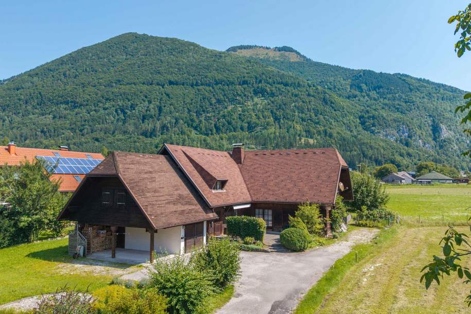 SONNIG WOHNEN im HOLZBLOCKHAUS mit schönen AUSBLICKEN!, Haus-kauf, 550.000,€, 4645 Gmunden