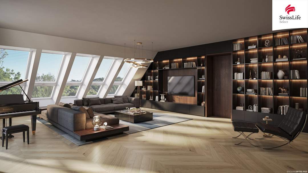 Luxuriöse Penthouse-Residenz über den Baumkronen Dornbachs