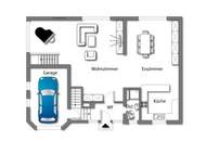 Landhaus mit ungewöhnlicher innenarchitektonischer Gestaltung!