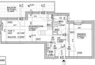 ab sofort: praktisch aufgeteilte 2 Zimmer Neubauwohnung mit Balkon ** Nähe Donauzentrum / Kagran **
