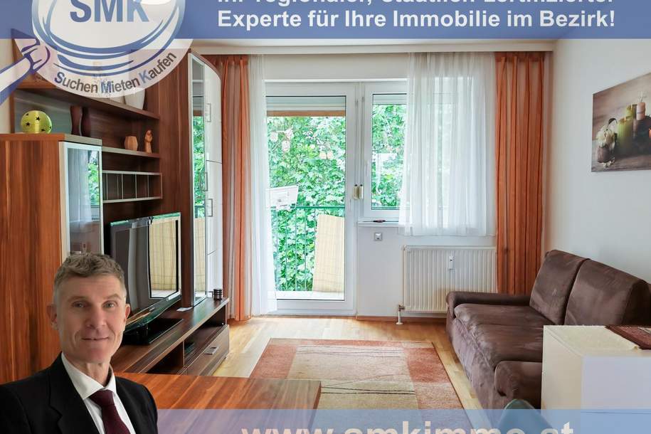 Zwei Zimmer in Ruhelage mit toller Fernsicht!, Wohnung-miete, 1.067,00,€, 1210 Wien 21., Floridsdorf