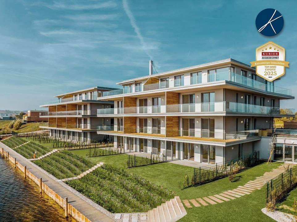 Luxuriöse 2 Zimmer Dachgeschoßwohnung als Erstbezug im Seepark Oggau! PROVISIONSFREI für den Käufer!