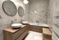 MÖLLWALDPLATZ, U1-NÄHE, 124 m2 ALTBAU, Wohnküche, 2 Zimmer, klimatisiert, 2 Bäder, Parketten, Loggia, 1. Liftstock, provisionsfrei