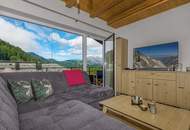 Dachgeschosswohnung an der Skipiste mit Kaiserblick