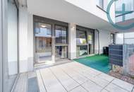 Moderne Erdgeschosswohnung mit Garten und Dachterrasse