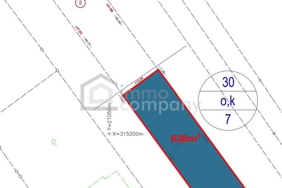 Grundstück Nr. 4 von 4 in Mannersdorf/Leithagebirge zu verkaufen - 636m², Grund und Boden-kauf, 179.000,€, 2452 Bruck an der Leitha