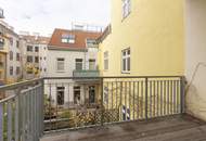 Habichergasse - repräsentativer 2 Zimmer Altbau mit hofseitigem Balkon