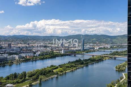 45. Etage mit 37qm Loggia: DC2 Tower: SKY RESIDENCES ERSTBEZUG, Wohnung-miete, 1.100,00,€, 1220 Wien 22., Donaustadt