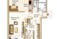 2-Zimmer-Wohnung mit geräumigen Balkon und Tiefgaragenstellplatz in Leibnitz/Linden