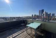 1220 nahe Alte Donau! Tolles 4-Zimmer DG mit Balkon, großer Dachterrasse und Traumblick über Wien!