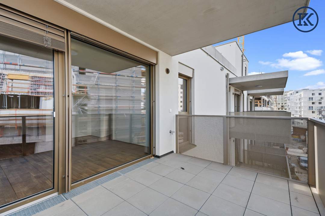 Alte Donau & Donauzentrum ums Eck: Provisionsfreie 3-Zimmer-Wohnung mit Balkon
