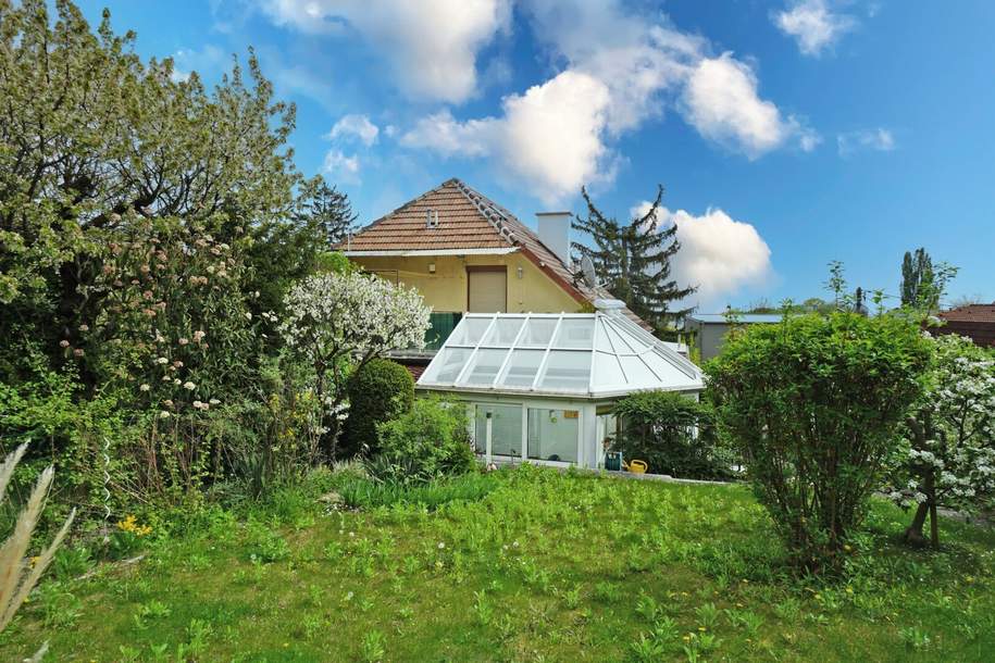 Entzückendes Einfamilienhaus in gekuppelter Bauweise in ruhiger Gartensiedlung Nähe Steinhofgründe, Haus-kauf, 560.000,€, 1160 Wien 16., Ottakring
