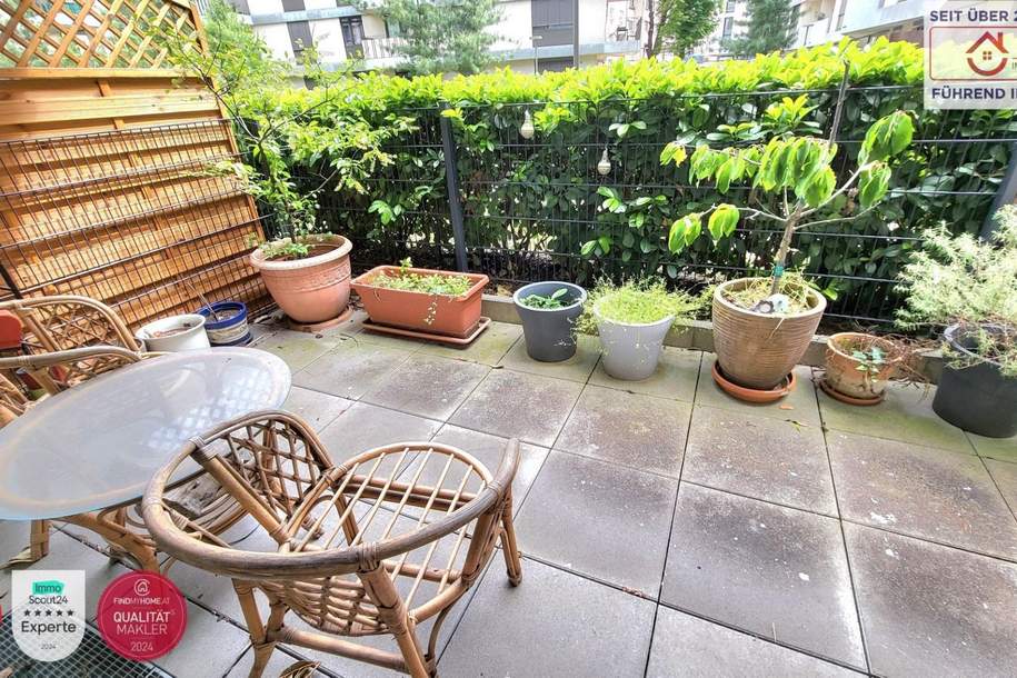 PREIS REDUZIERT- 2- Zimmerwohnung mit Eigengarten ( Terrasse ) in einer schönen Anlage!, Wohnung-kauf, 300.000,€, 1120 Wien 12., Meidling