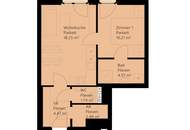 2-Zimmer-Neubauwohnung inkl hochwertiger Markenküche, Balkon Außenfläche und Kellerabteil / K3-49
