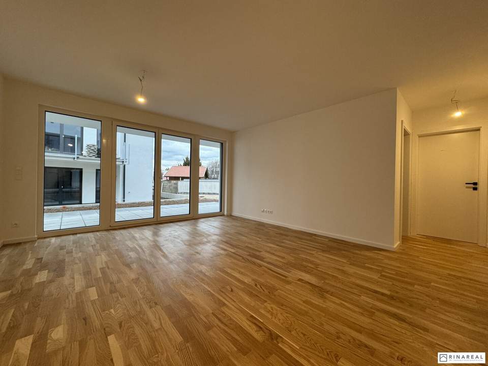 Blumengasse - ERSTBEZUG | 2 Zimmer Wohnung | Terrasse &amp; Garten | zzgl. Tiefgaragenstellplatz | März 2025 (Top B1)