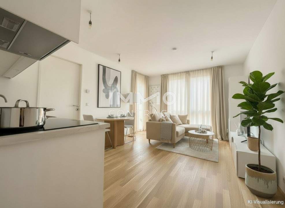 Moderne 2-Zimmer-Balkonwohnung in begehrter Lage – Erstbezug im BEIM DONAUUFER