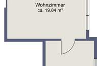 gepflegte 2 Zimmer-Wohnung, ca. 46 m²