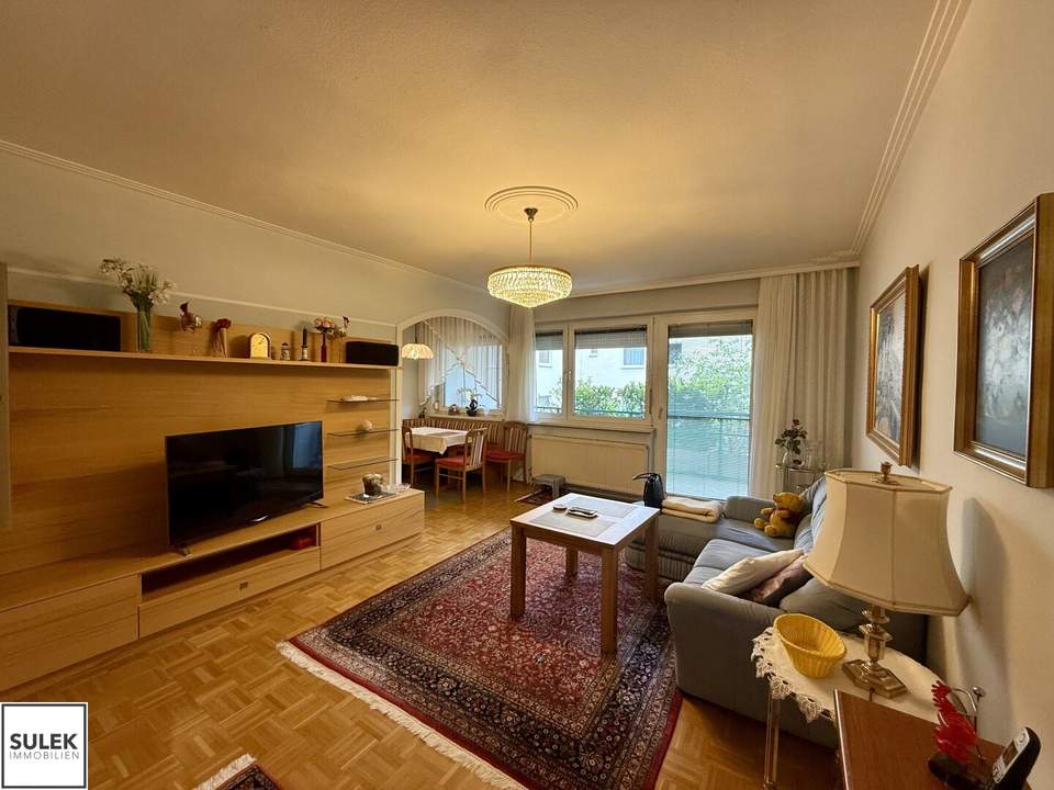 Ruhige, voll ausgestattete 3-Zimmer-Wohnung mit Süd-Loggia – inkl. Möbelübernahme! (Bleigasse/Wienerfeldg.)