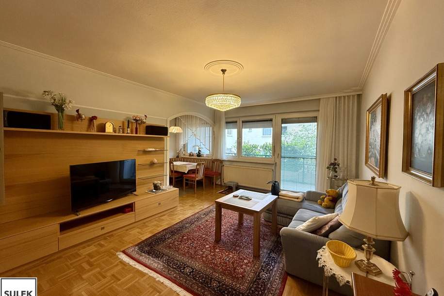 Ruhige, voll ausgestattete 3-Zimmer-Wohnung mit Süd-Loggia – inkl. Möbelübernahme! (Bleigasse/Wienerfeldg.), Wohnung-miete, 1.127,61,€, 1100 Wien 10., Favoriten