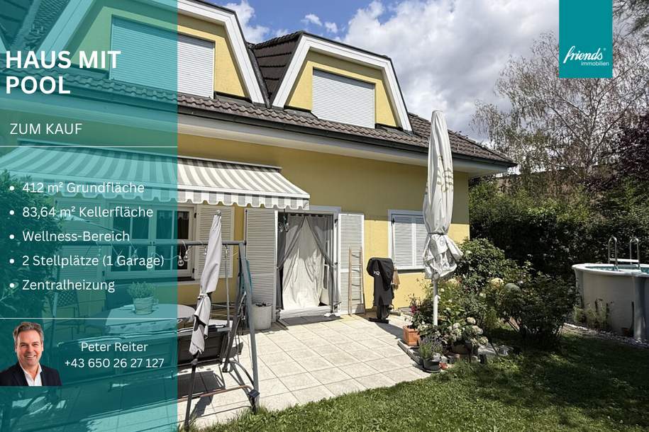 Pool, Garage & Vollkeller alles vorhanden!!!, Haus-kauf, 698.000,€, 2551 Baden