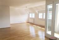 ABSOLUTE RUHELAGE UND EINFACH PERFEKT - große Dachgeschosswohnung mit mehreren Freiflächen! (Mietbeginn 01.06.2026)