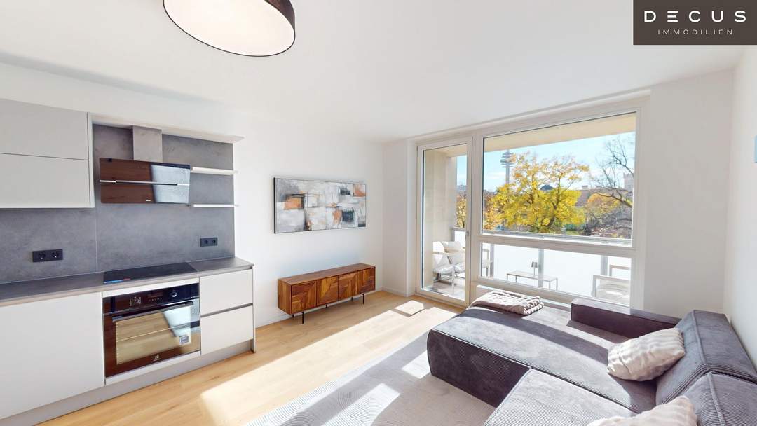 BALKONWOHNUNG MIT GRÜNEM WEITBLICK | ERSTBEZUG | INKL. KÜCHE &amp; MÖBEL