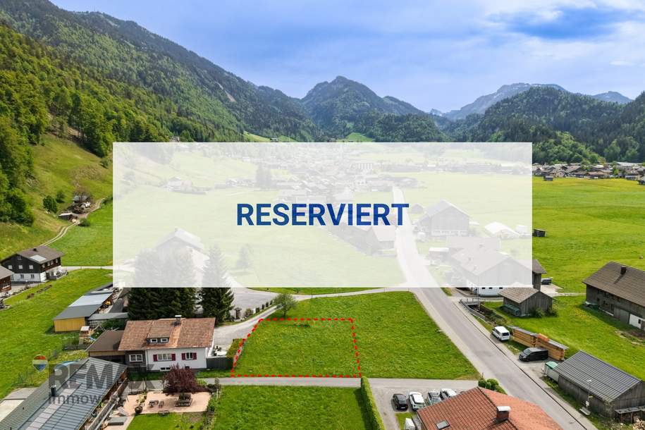 Sonniges Grundstück in begehrter Lage von Bezau, Grund und Boden-kauf, 6870 Bregenz