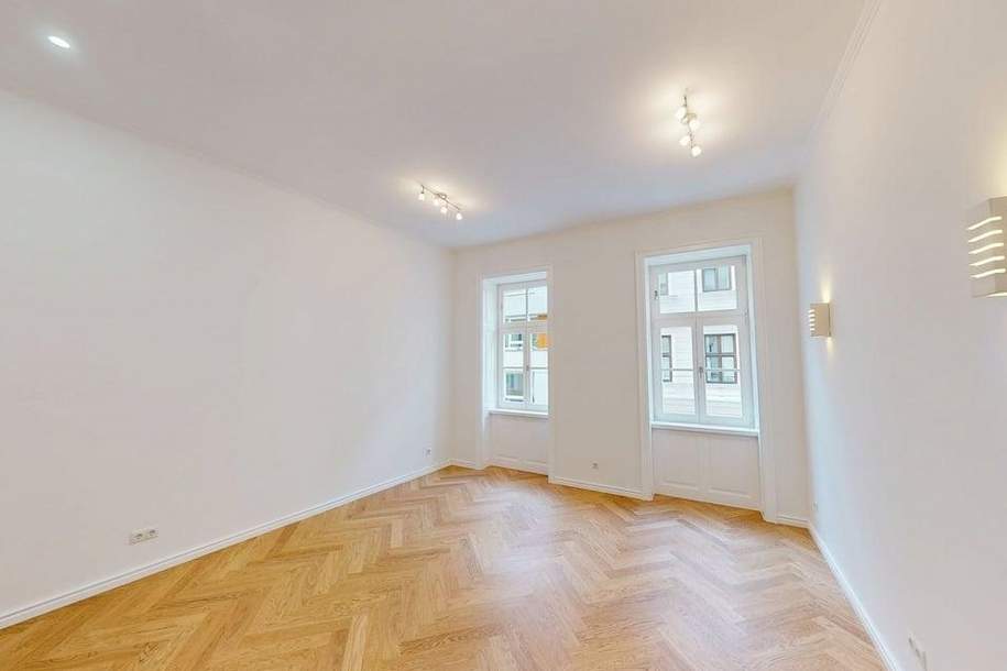 Erstbezug in Neubau Living - sanierte 4-Zimmer-Altbauwohnung, Wohnung-kauf, 579.000,€, 1070 Wien 7., Neubau