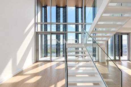 The Skyline Penthouse: DC2 Tower Level 51 - DANUBE HORIZON, Wohnung-miete, 1.100,00,€, 1220 Wien 22., Donaustadt